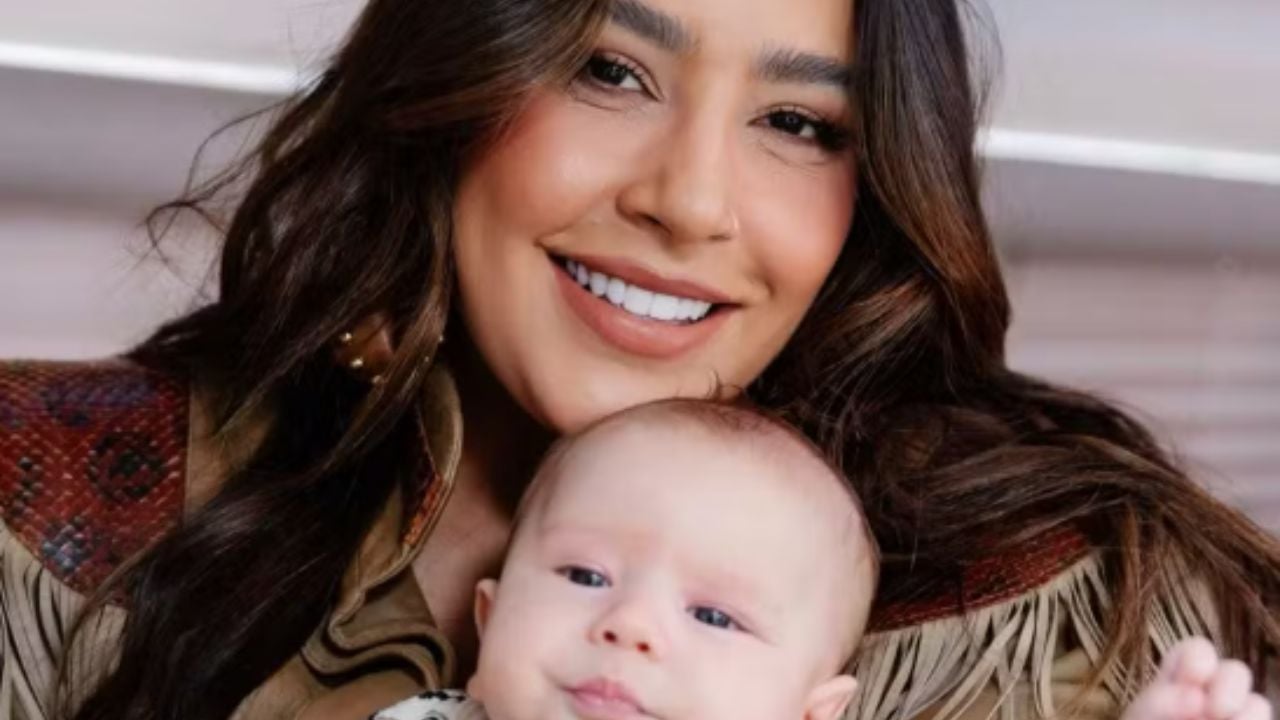 Lauana Prado mostra o rostinho do filho Dom pela 1ª vez I Reprodução/Instagram/@lauanaprado