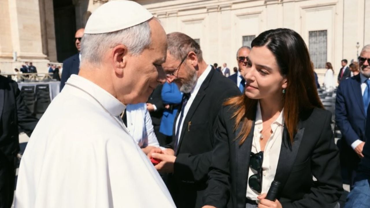 Giovanna Lancellotti mostra encontro com papa Leão XIV I Reprodução/Instagram/@gilancellotti