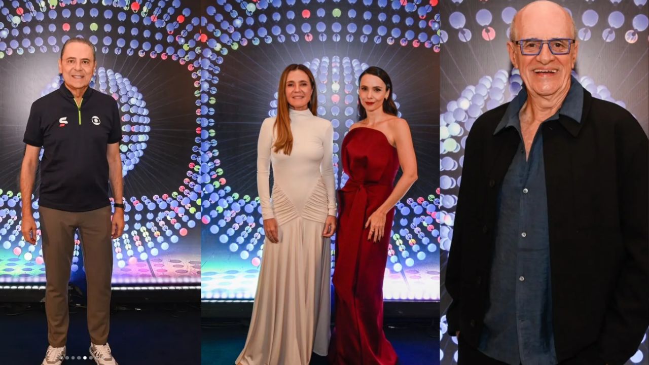 Luís Roberto, Adriana Esteves, Débora Falabella e Marcos Caruso I Foto: Maurício Fidalgo/Globo