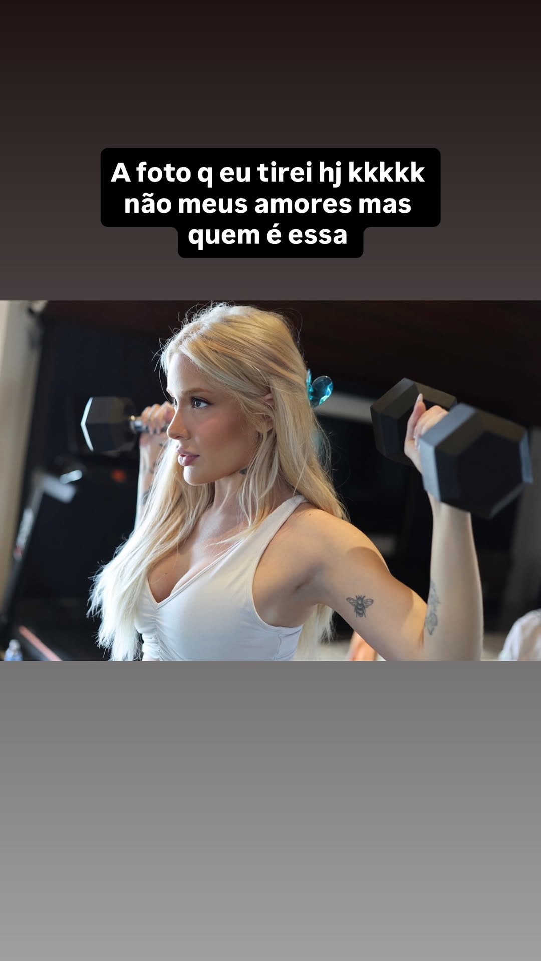 Karoline Lima chama atenção ao exibir braço definido em treino e rebate rumores de imagem feita por IA