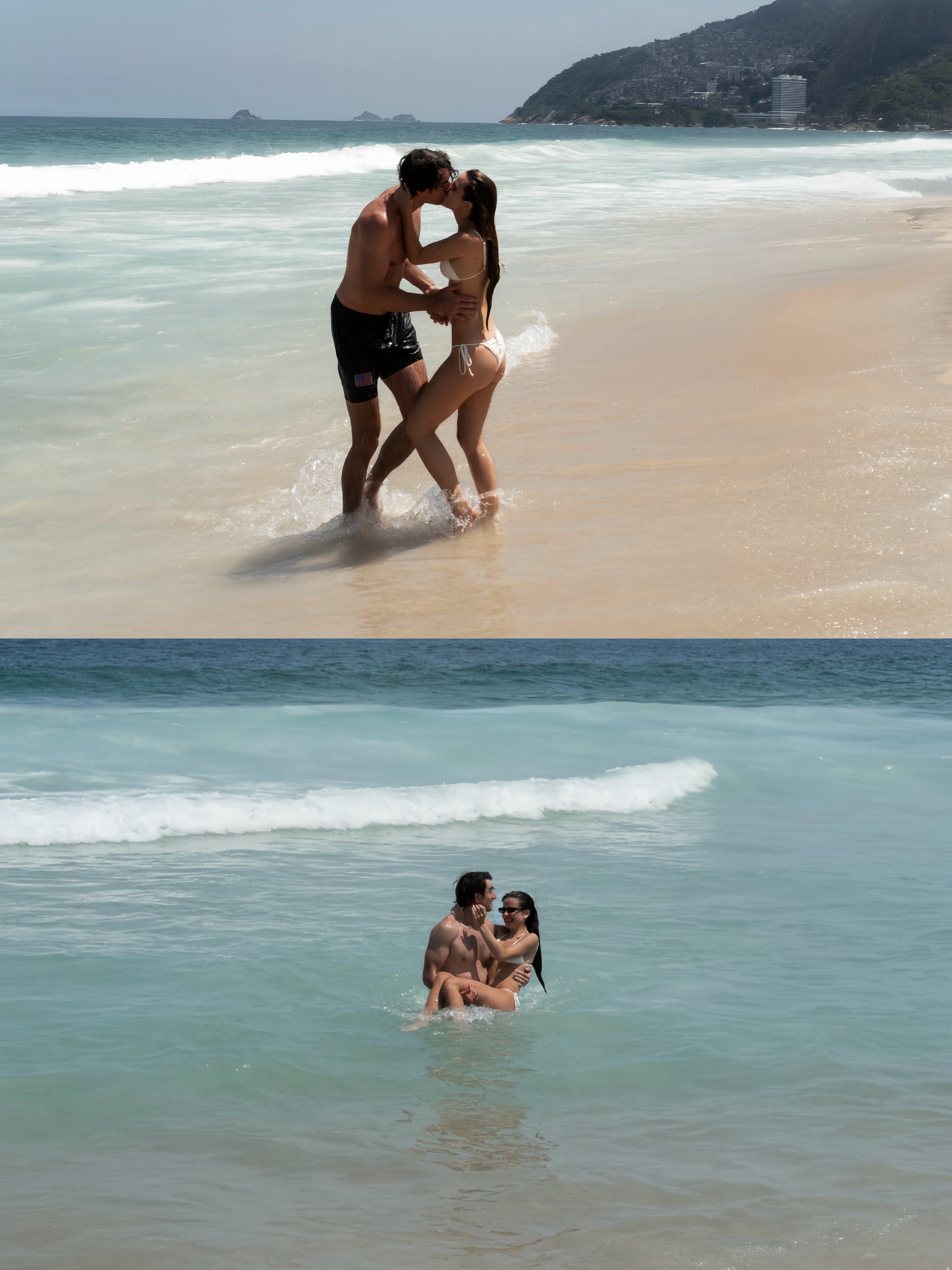 Giulia Be mostra momentos apaixonados com Conor Kennedy em novo álbum de casamento no Rio