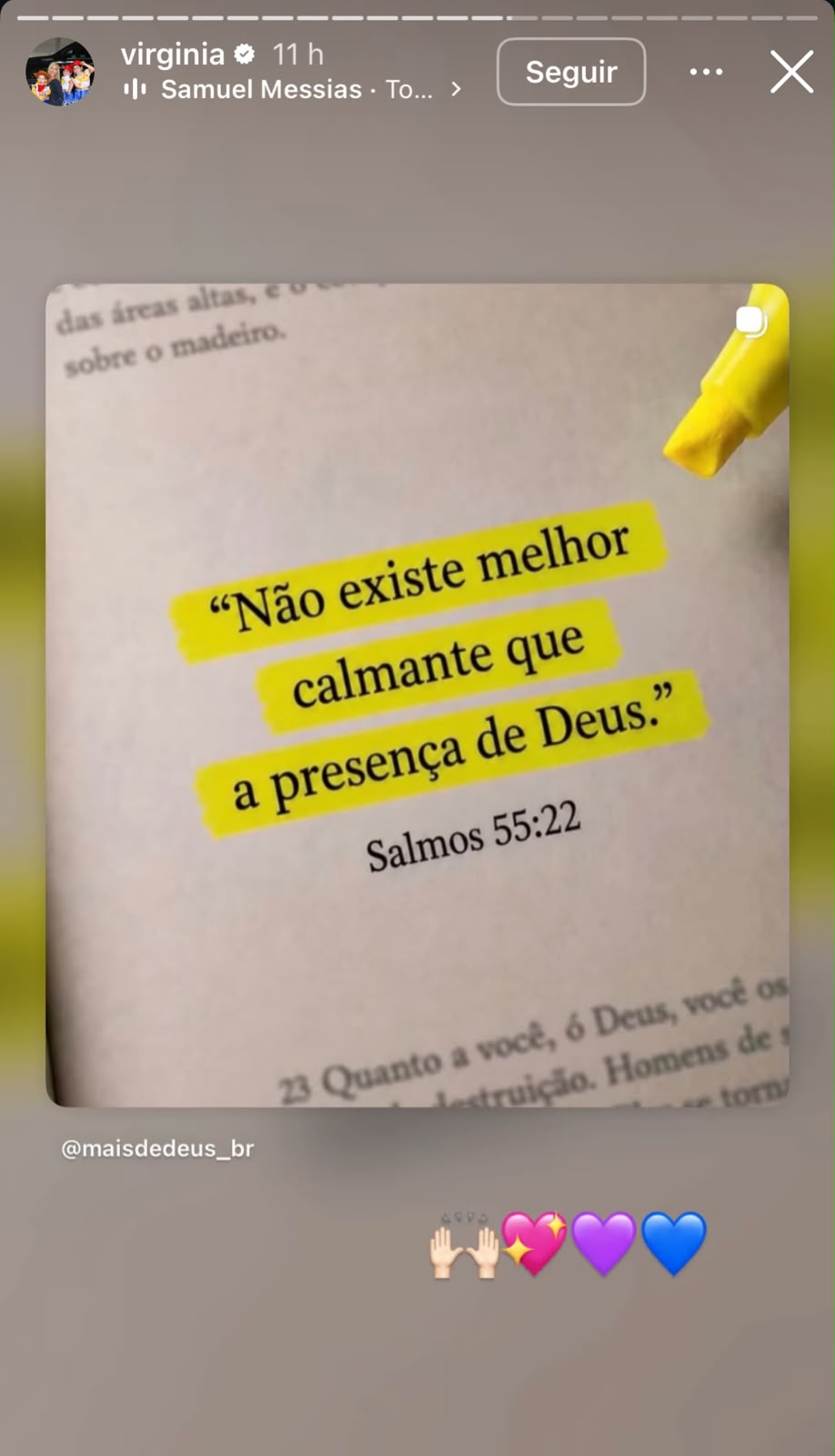 Virginia Fonseca quebra o silêncio após término com Vini Jr. e compartilha mensagem de fé