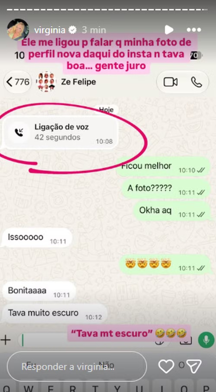Virginia Fonseca curte publicação sobre trocar ex por homem ‘mais gostoso’ após rumores com Zé Felipe