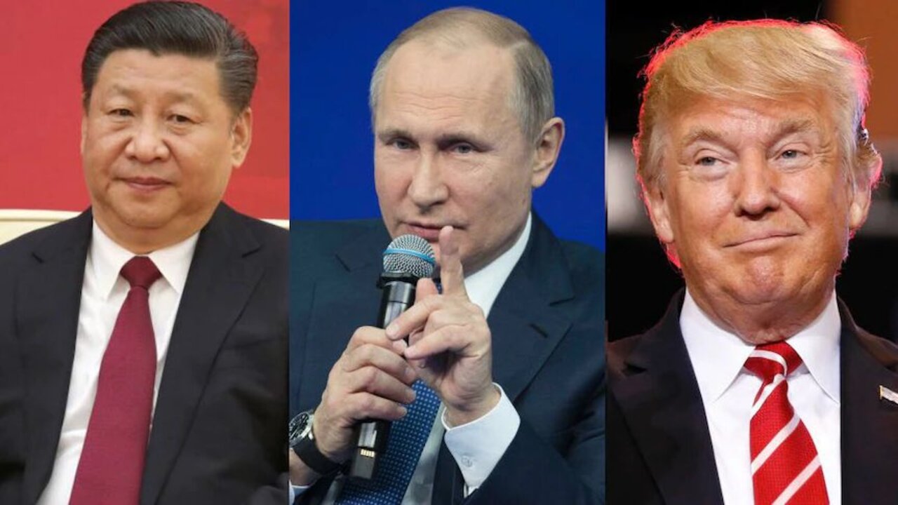 Xi Jinping, Vladimir Putin e Donald Trump planejam encontro na China | Reprodução/X/@nicksortor