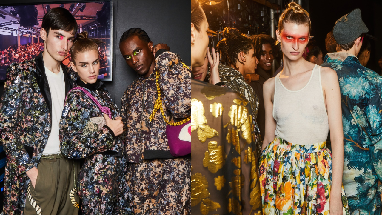 Desfile da À La Garçonne na SPFW N61 coloca o neon como destaque na beleza