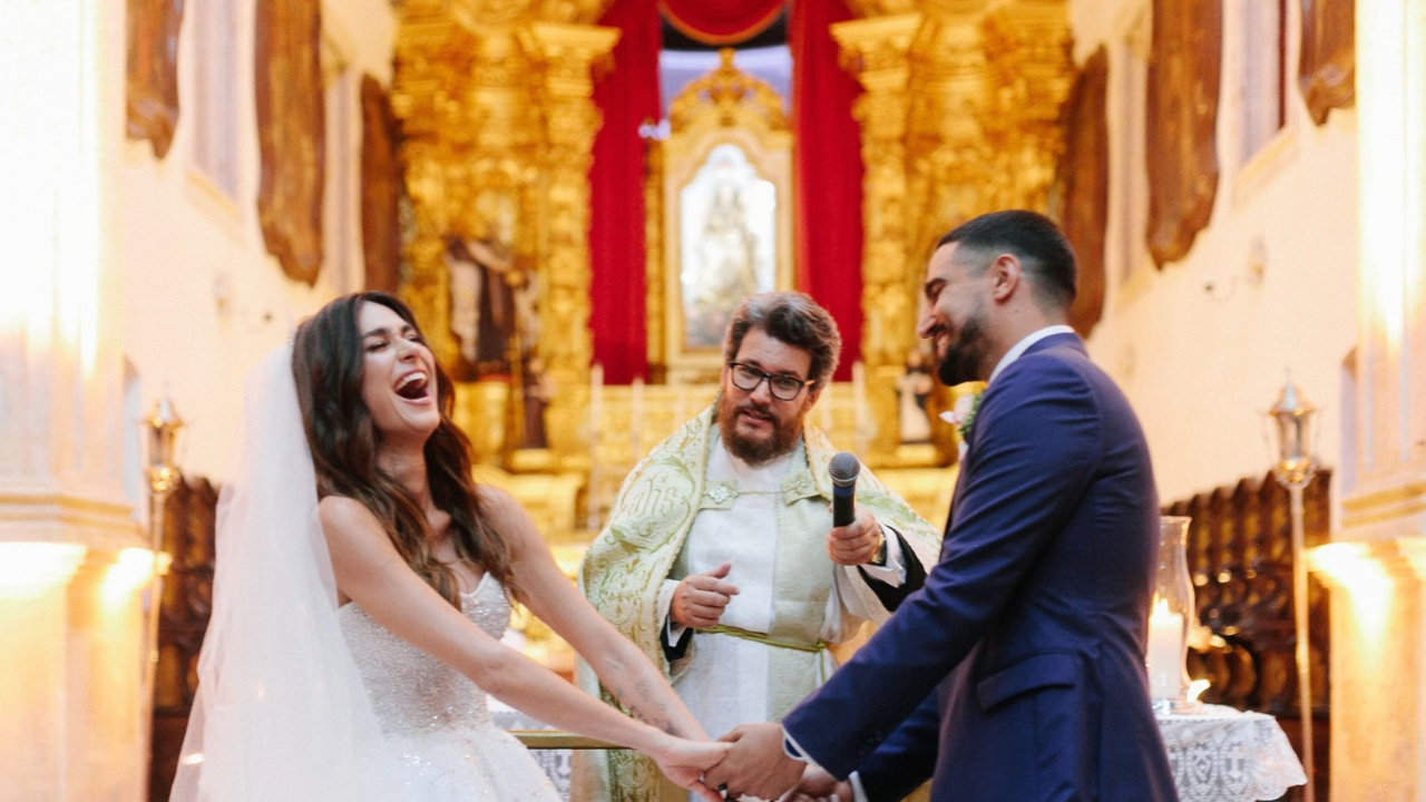 Thaila Ayala se declara a Renato Góes ao celebrar 7 anos de casamento: “Dia mais feliz da minha vida”