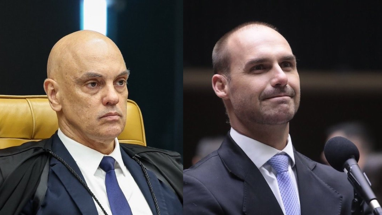 Moraes manda expedir mandado de prisão e inclui Eduardo Bolsonaro em banco nacional