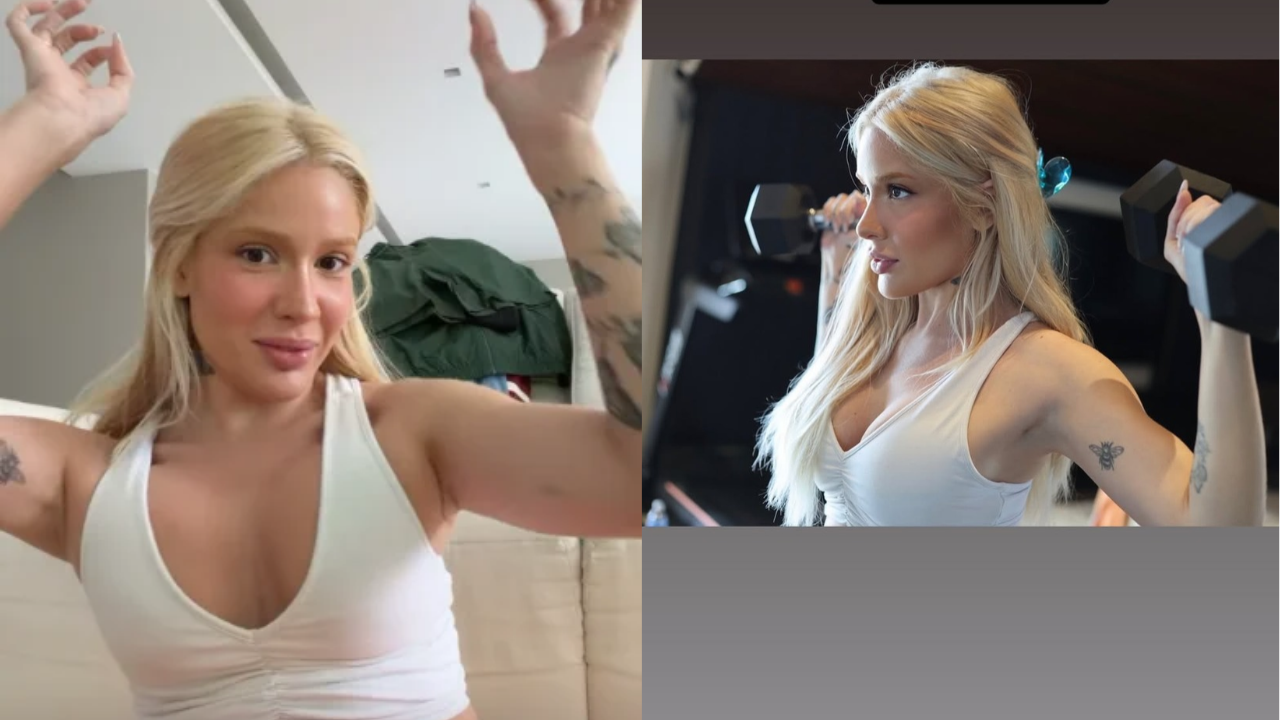 Karoline Lima chama atenção ao exibir braço definido em treino e rebate rumores de imagem feita por IA