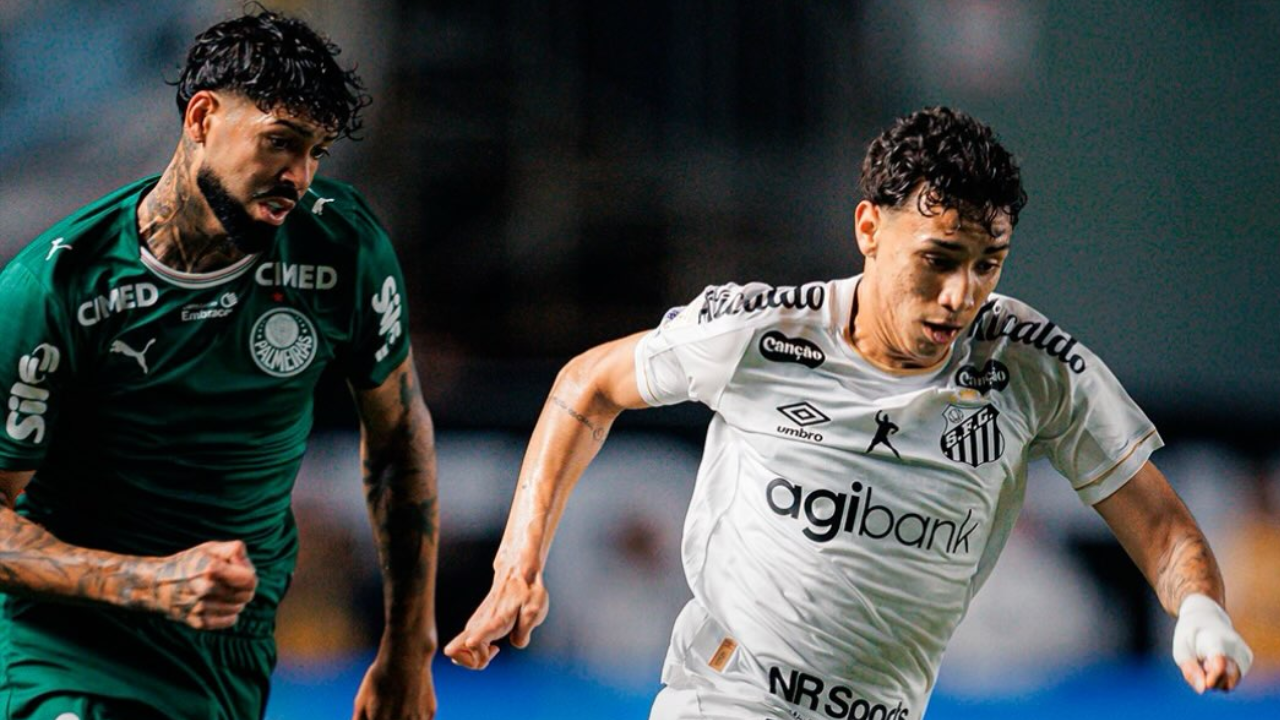 Palmeiras empata com Santos e mantém segundo lugar